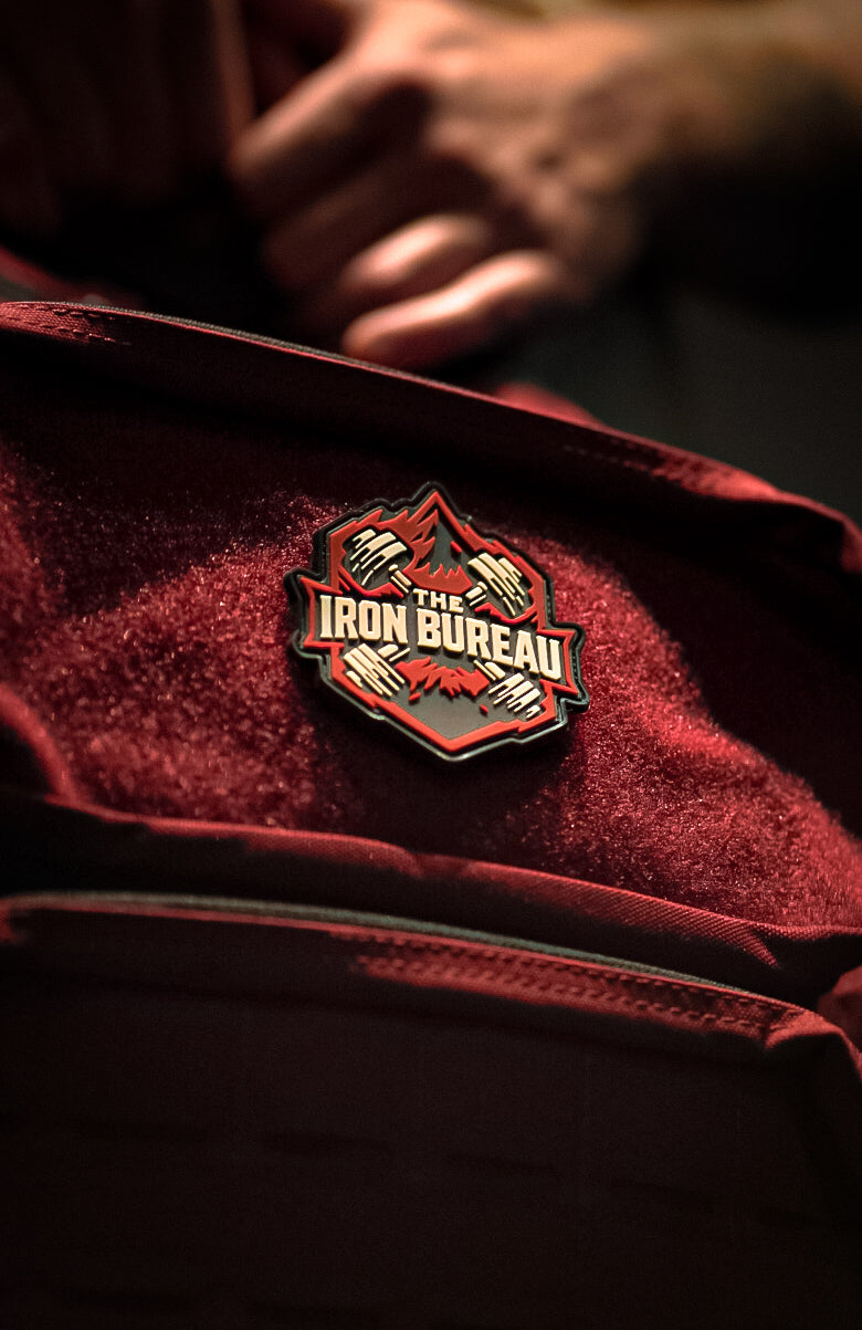 THE IRON BUREAU – Rubber Patch (Velcro)