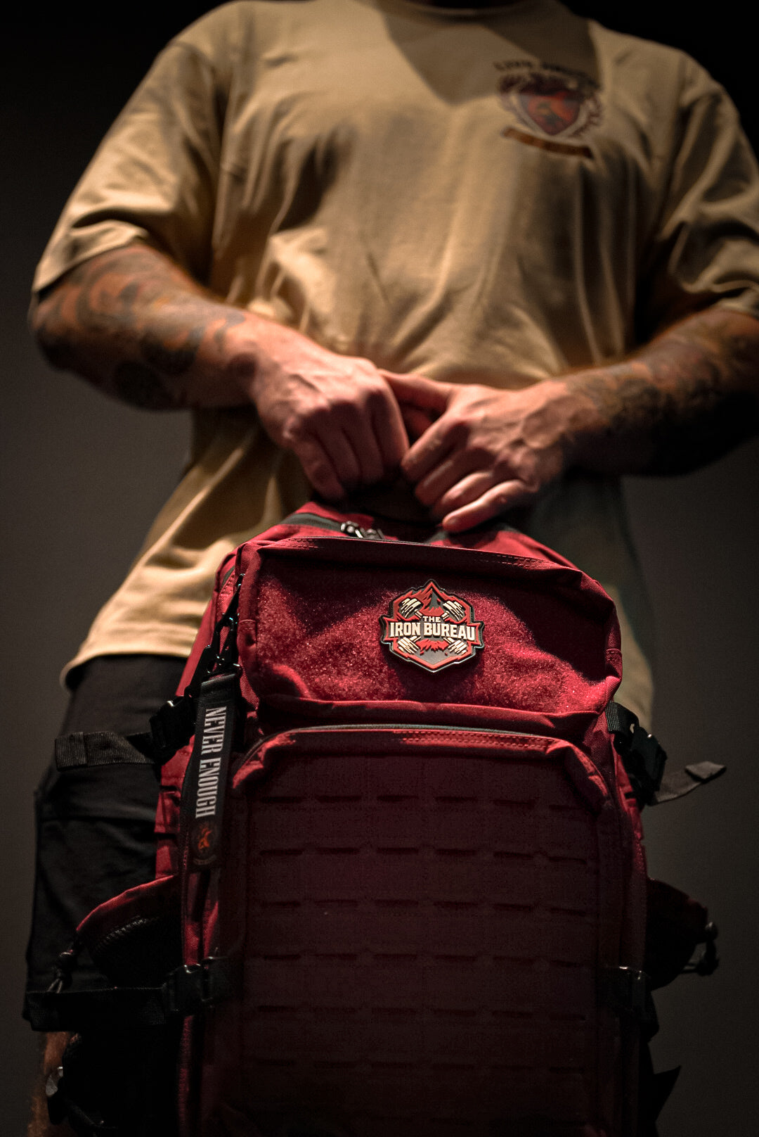 TACTICAL OPS™ BACKPACK – BLOOD RED / BLACK EDITION