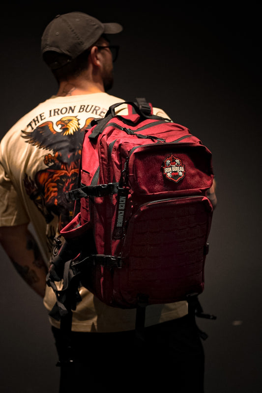 TACTICAL OPS™ BACKPACK – BLOOD RED / BLACK EDITION