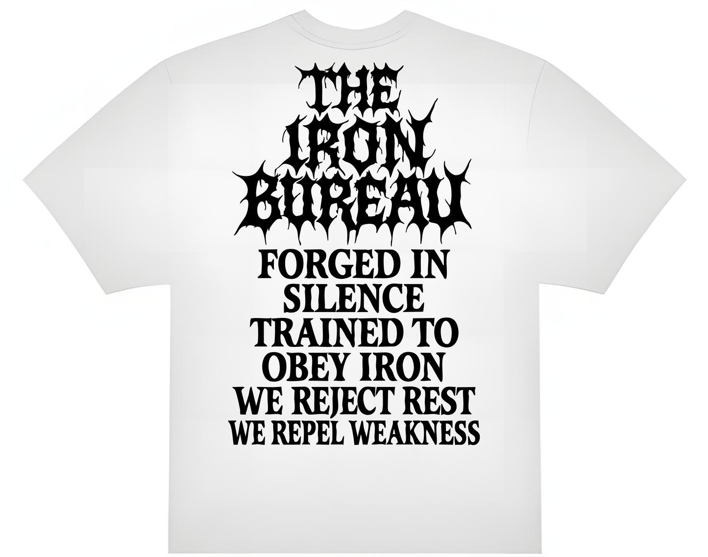 "FORGED IN SILENCE" TEE – WHITE OPS EDITION
