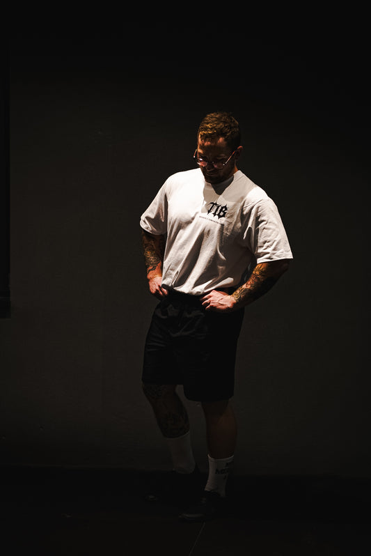 "FORGED IN SILENCE" TEE – WHITE OPS EDITION