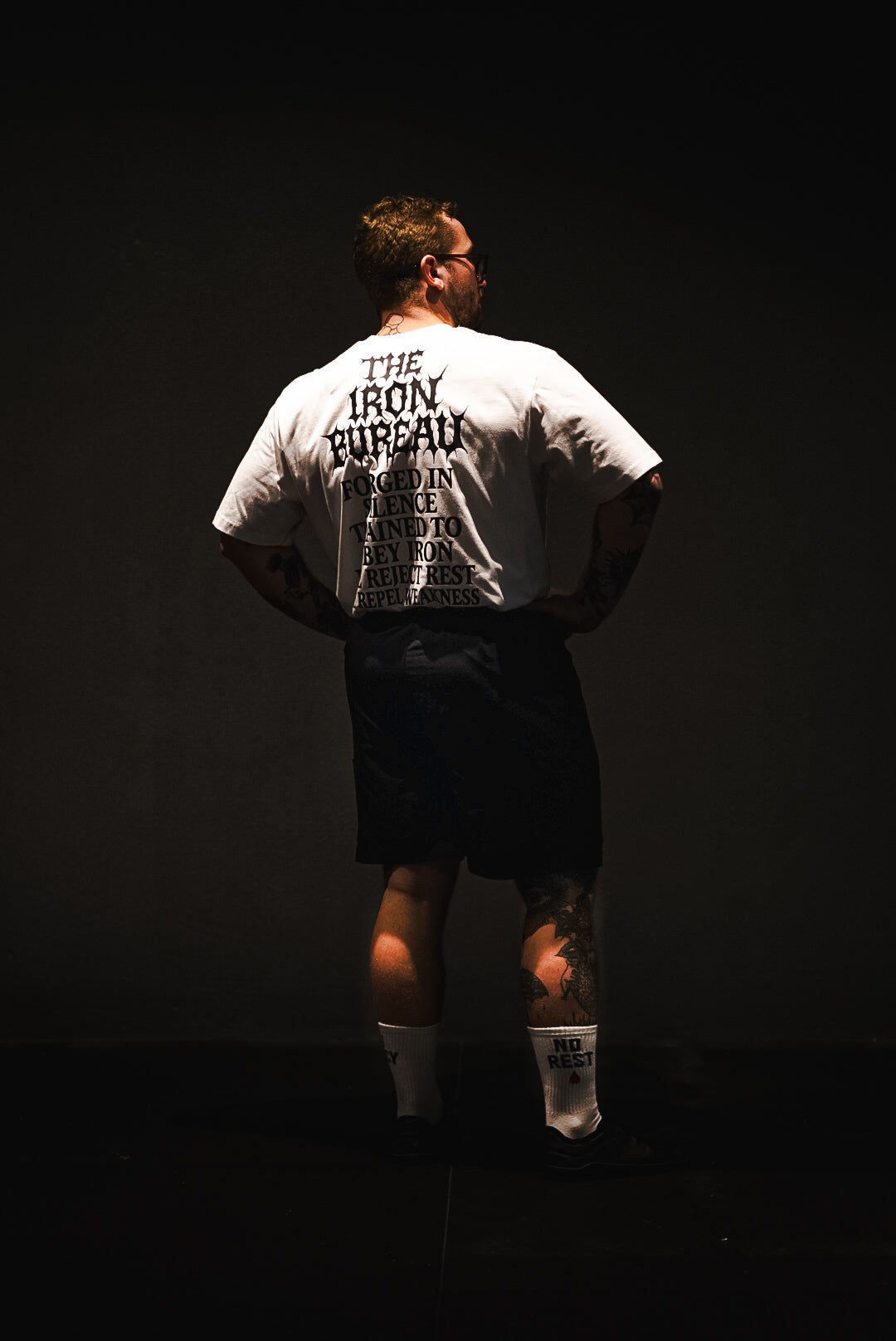 "FORGED IN SILENCE" TEE – WHITE OPS EDITION