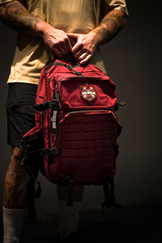 TACTICAL OPS™ BACKPACK – BLOOD RED / BLACK EDITION